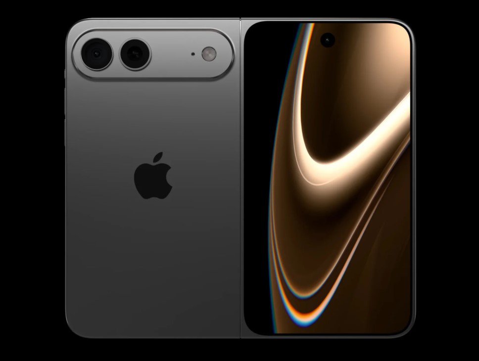 Ảnh concept iPhone màn hình gập.