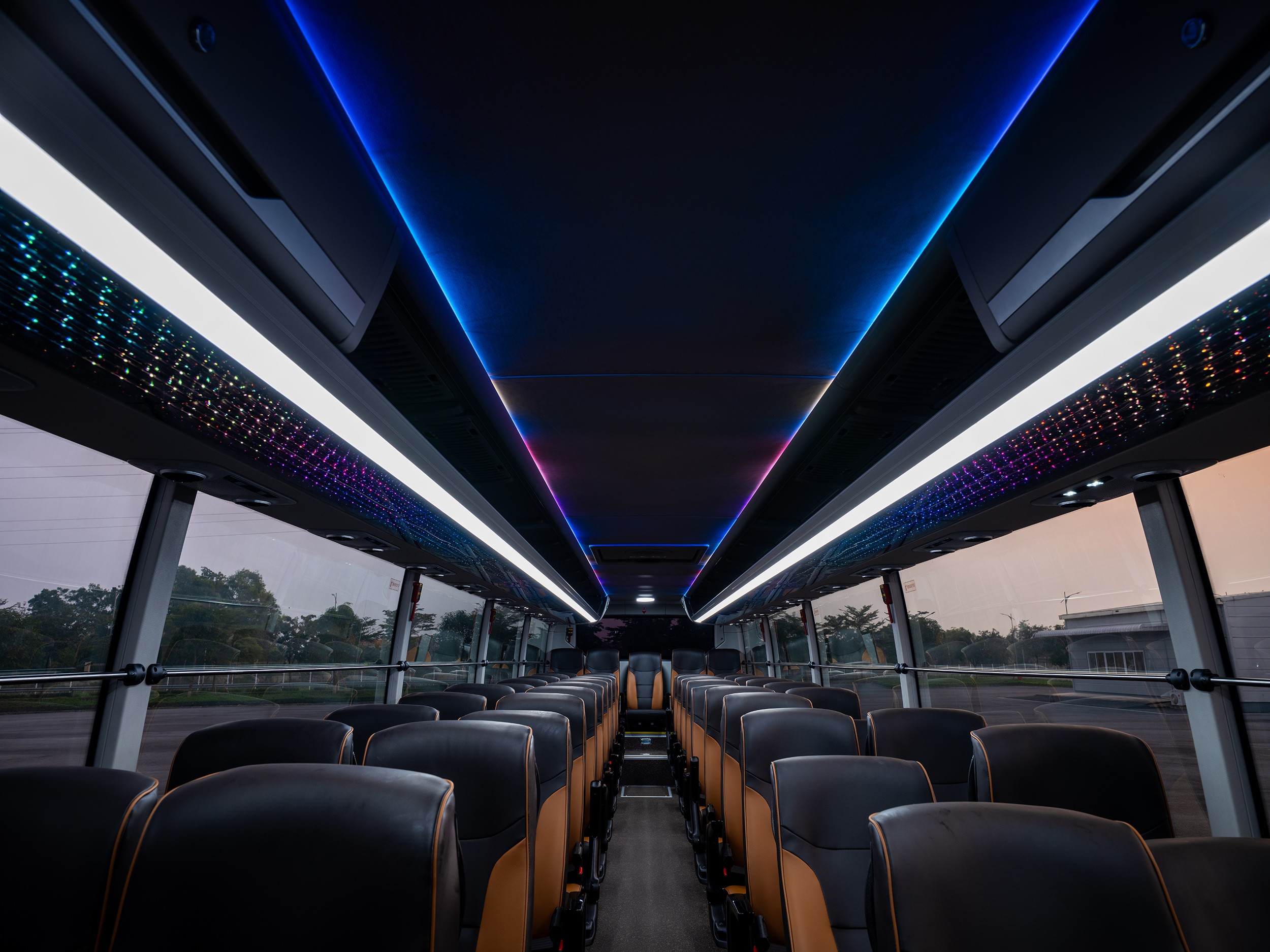 Khoang hành khách được thiết kế theo tiêu chuẩn châu Âu.