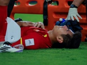 Tin mới nhất Hiểu Minh U23 VN chấn thương: Bật khóc vì không thể chiến đấu đến phút cuối