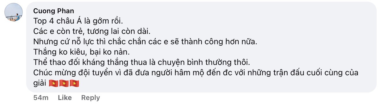 Hụt hẫng, nhưng dân mạng vẫn xuất khẩu thành thơ động viên U23 Việt Nam - 5