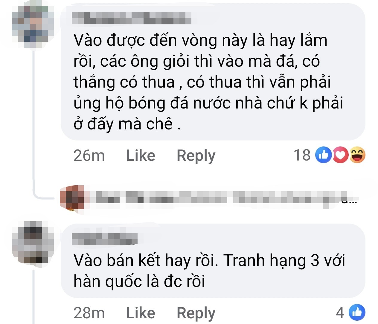 Người dùng mạng xã hội kêu gọi sự thấu hiểu cho nỗ lực của U23 Việt Nam.