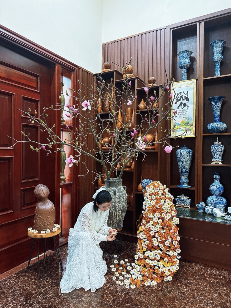 Nhiều gia đình mua mộc lan chơi Tết - 2