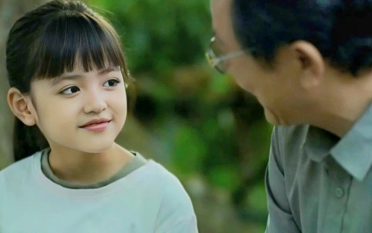 Diễn xuất của cô bé Cherry An Nhiên gây ấn tượng với NSƯT Hoàng Hải và khán giả truyền hình.