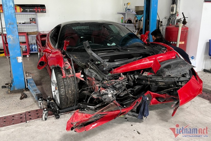 Siêu xe Ferrari 488 từng tai nạn nát đầu của đại gia Hà Nội ‘hồi sinh’ sau 4 năm - 2