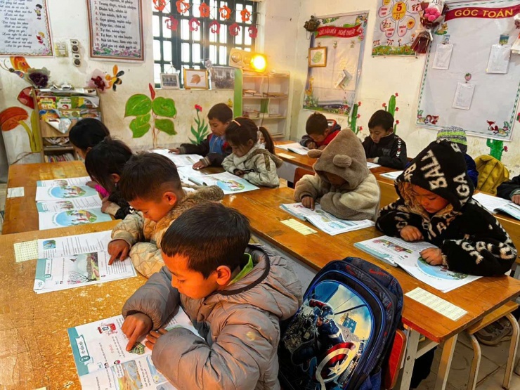 Điểm trường Mò Phú Chải. Ảnh: NVCC