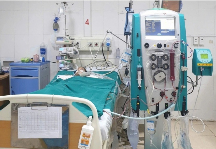 Các bệnh nhân được điều trị tích cực tại bệnh viện.