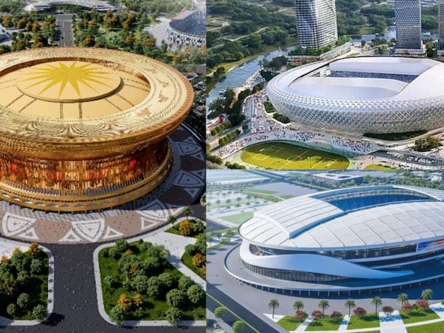 Ba sân vận động chuẩn FIFA đang xây ở Việt Nam