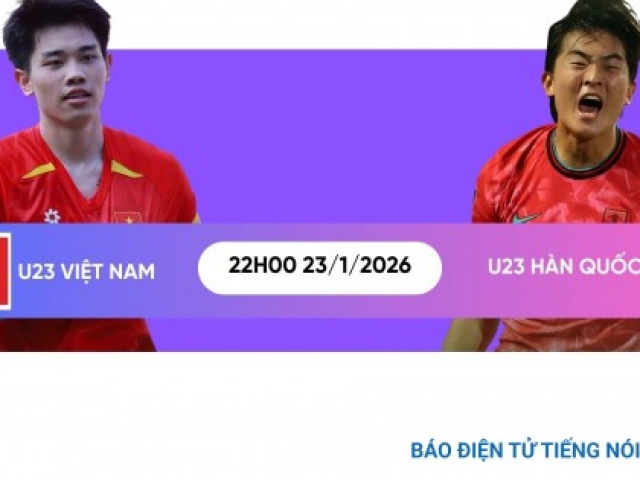 Lịch thi đấu U23 Việt Nam vs U23 Hàn Quốc tranh hạng Ba U23 châu Á 2026