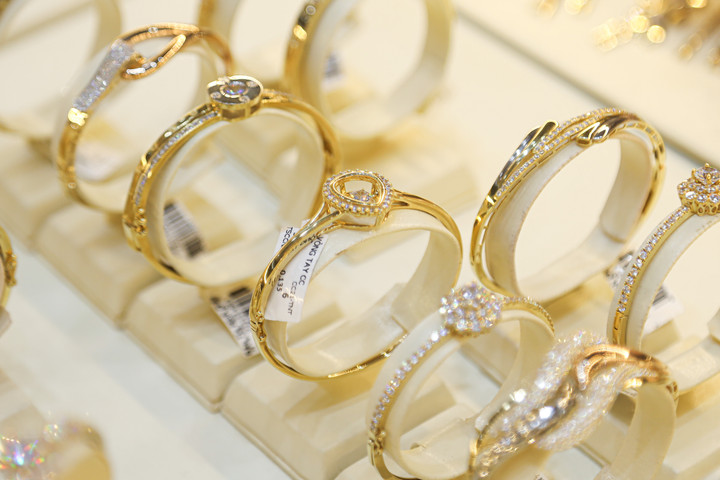 Giá vàng lập đỉnh mới. (Ảnh: Minh Đức).