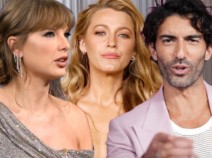 Taylor Swift, Blake Lively và Justin Baldoni (từ trái qua).