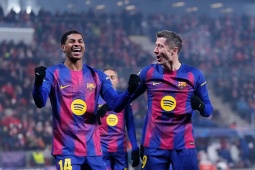 Barcelona ngược dòng Cúp C1: Ác mộng "bóng chết", Fermin làm vơi nỗi nhớ Yamal