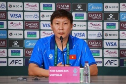 Trực tiếp họp báo U23 Việt Nam - U23 Hàn Quốc: Thầy Kim nói gì về bàn thắng của Quốc Việt?