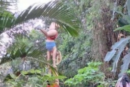 Chùa nổi tiếng ở Thái Lan "nổi giận" vì du khách tập yoga nhào lộn, mặc hở hang trong chùa