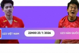 Lịch thi đấu U23 Việt Nam vs U23 Hàn Quốc tranh hạng Ba U23 châu Á 2026