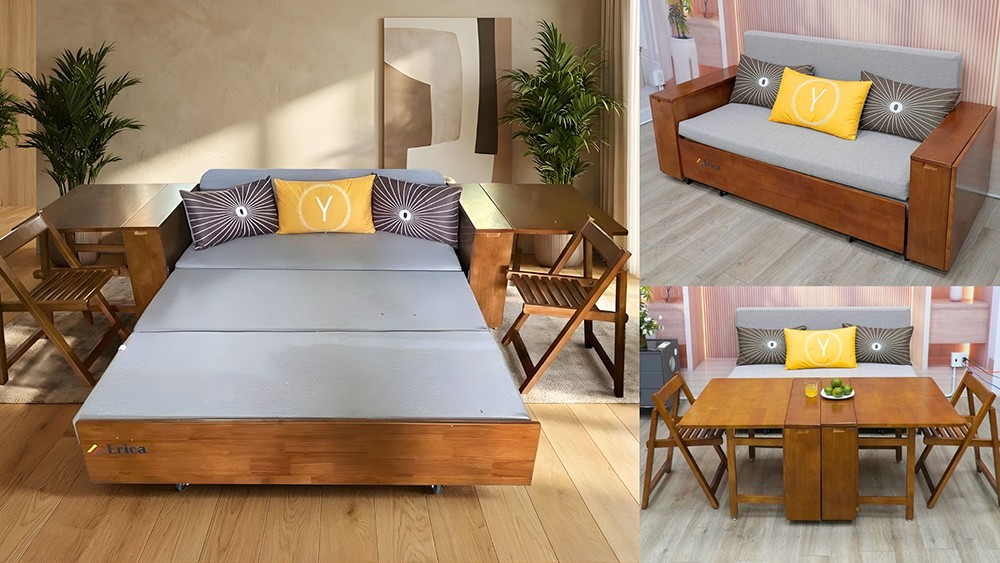 Sofa giường thông minh Erica - tối ưu hóa từng điểm chạm trong nhà
