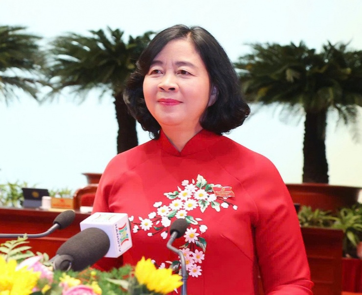 Chủ tịch Ủy ban Trung ương Mặt trận Tổ quốc Việt Nam Bùi Thị Minh Hoài