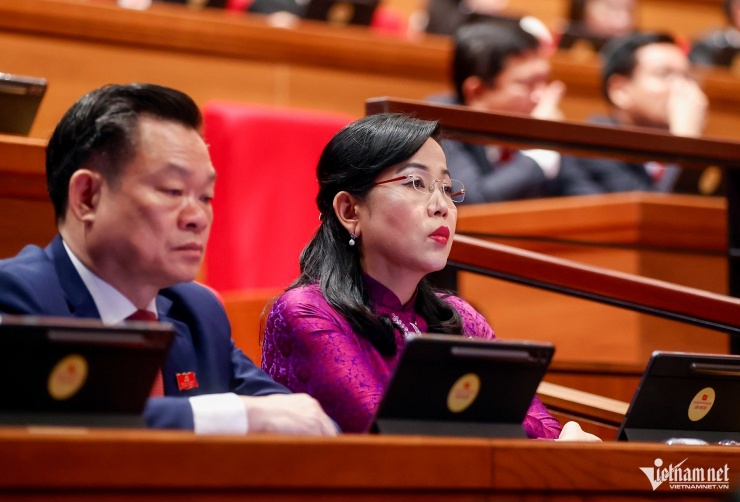 Bà Nguyễn Thanh Hải, Chủ nhiệm Ủy ban Khoa học, Công nghệ và Môi trường của Quốc hội khóa 15. Ảnh: Phạm Hải