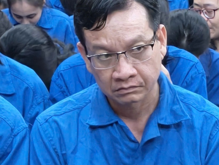 Bị cáo Đoàn Hữu Lượng tại phiên tòa.