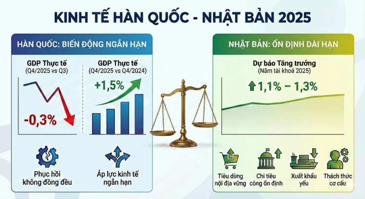 Vì sao Hàn Quốc chỉ tăng trưởng 1% trong năm 2025 nhưng GDP bình quân đầu người vẫn vượt nền kinh tế thứ 2 Châu Á? - 1
