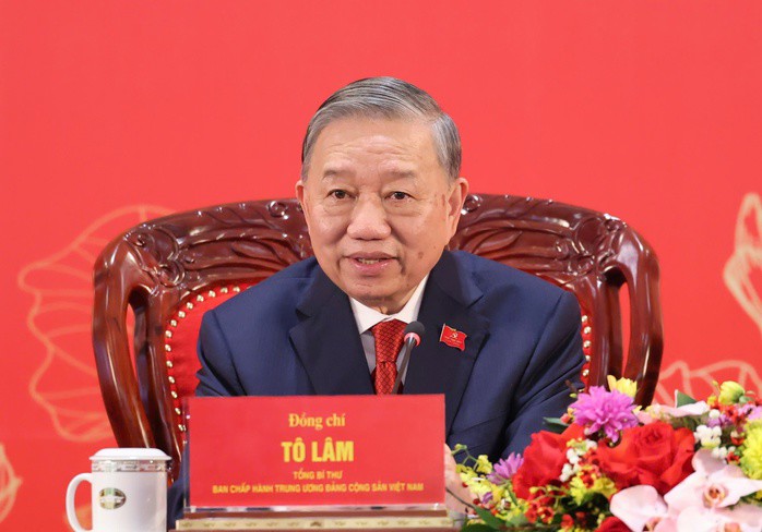 Tổng Bí thư Tô Lâm trả lời các câu hỏi của cơ quan báo chí trong và ngoài nước tại họp báo