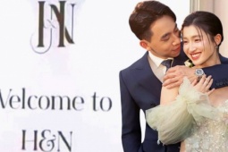 Vợ chồng Phương Nhi 'nắm tay không rời' trong lễ vu quy trên đảo