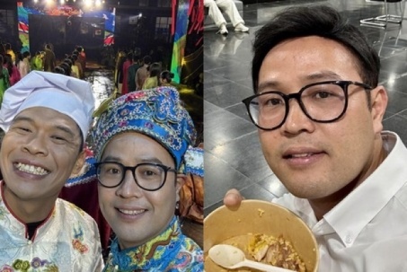 NSƯT quê Hưng Yên 'ăn cơm vội vã', thức khuya dậy sớm 'chạy' Gala Cười 2026