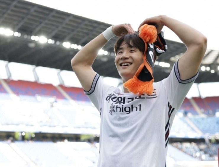 Hậu vệ Shin Min-ha (số 23) là cầu thủ được định giá cao nhất U23 Hàn Quốc - Ảnh AFC