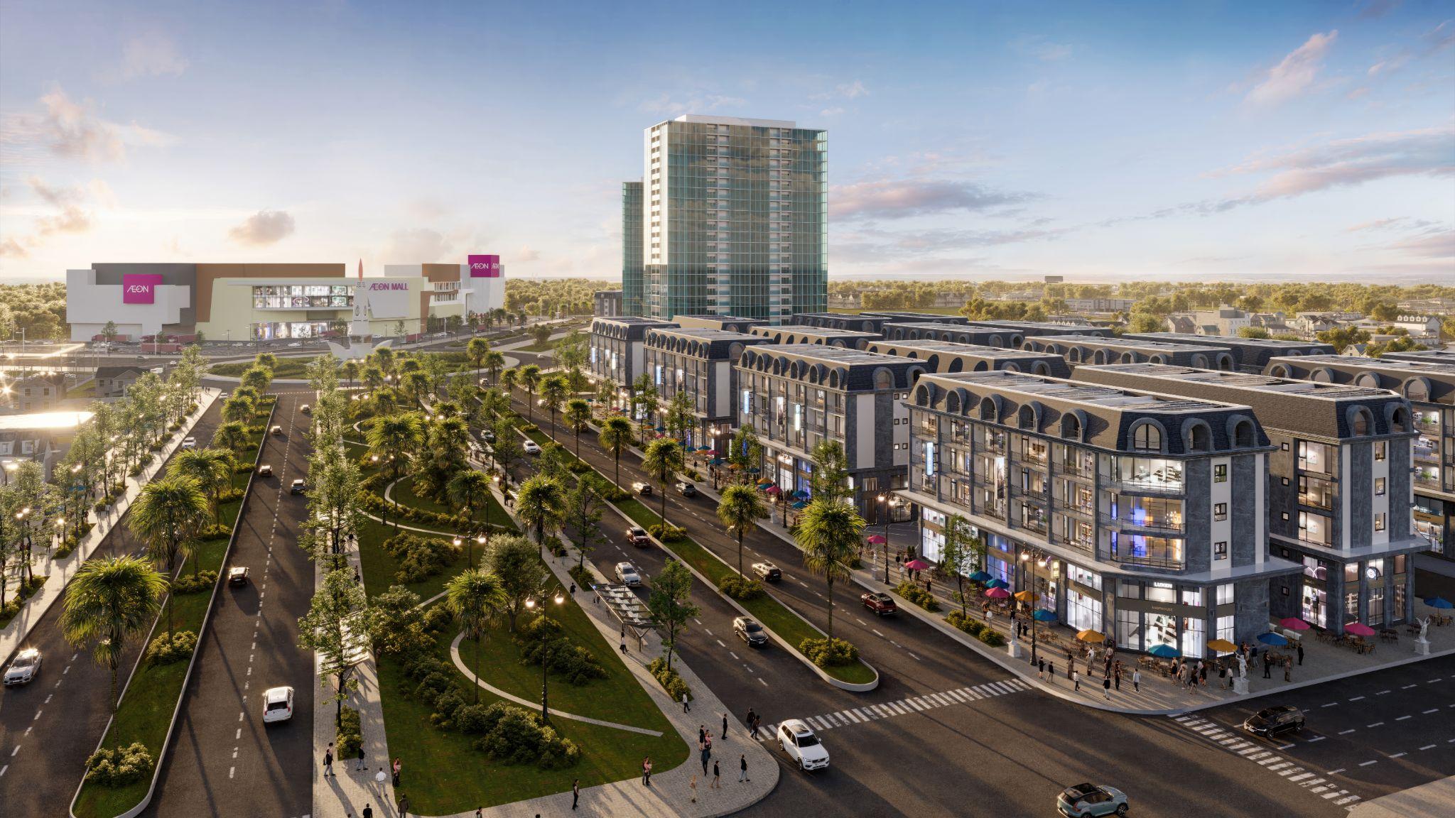 An Cựu Galleria và An Cựu Tower là hai mảnh ghép trọng tâm của An Cựu City