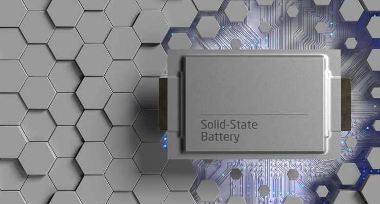 Ảnh minh họa pin thể rắn.