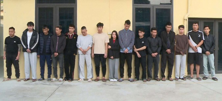 Các đối tượng trong vụ án. Ảnh: BCA.