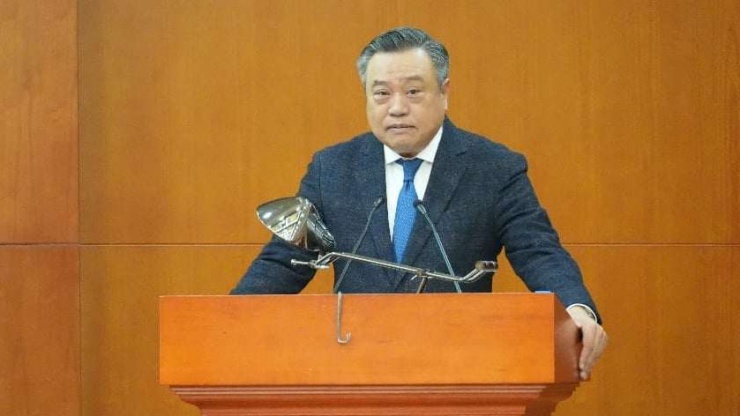 Ủy viên Bộ Chính trị, Chủ nhiệm Ủy ban Kiểm tra Trung ương Trần Sỹ Thanh. Ảnh: ubkttw.vn