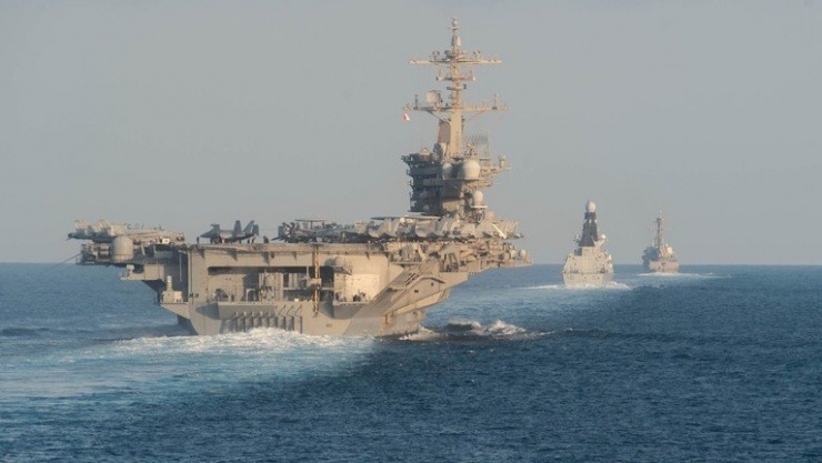 Tàu sân bay USS Abraham Lincoln. (Ảnh: Getty Images)