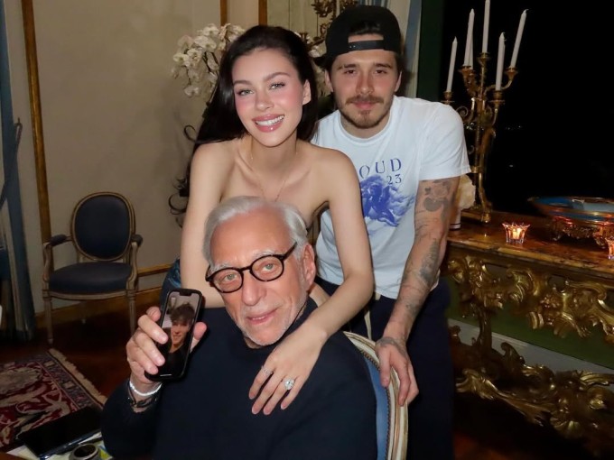 Brooklyn dự lễ Tạ ơn cùng nhà vợ hồi tháng 11/2024. Ảnh: Instagram