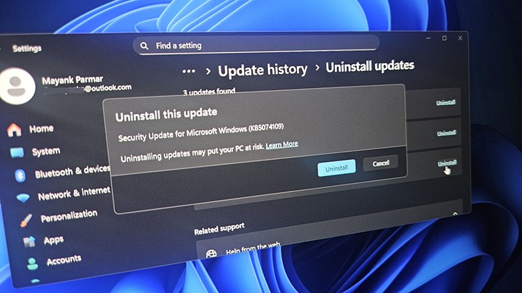 Người dùng Windows 11 được khuyên hoàn tác cập nhật.