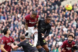 Trực tiếp bóng đá West Ham - Sunderland: Bowen nhân đôi cách biệt (Ngoại hạng Anh)