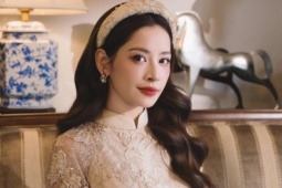 Ảnh sao 24/1: Chi Pu sắm 10 bộ áo dài mặc Tết