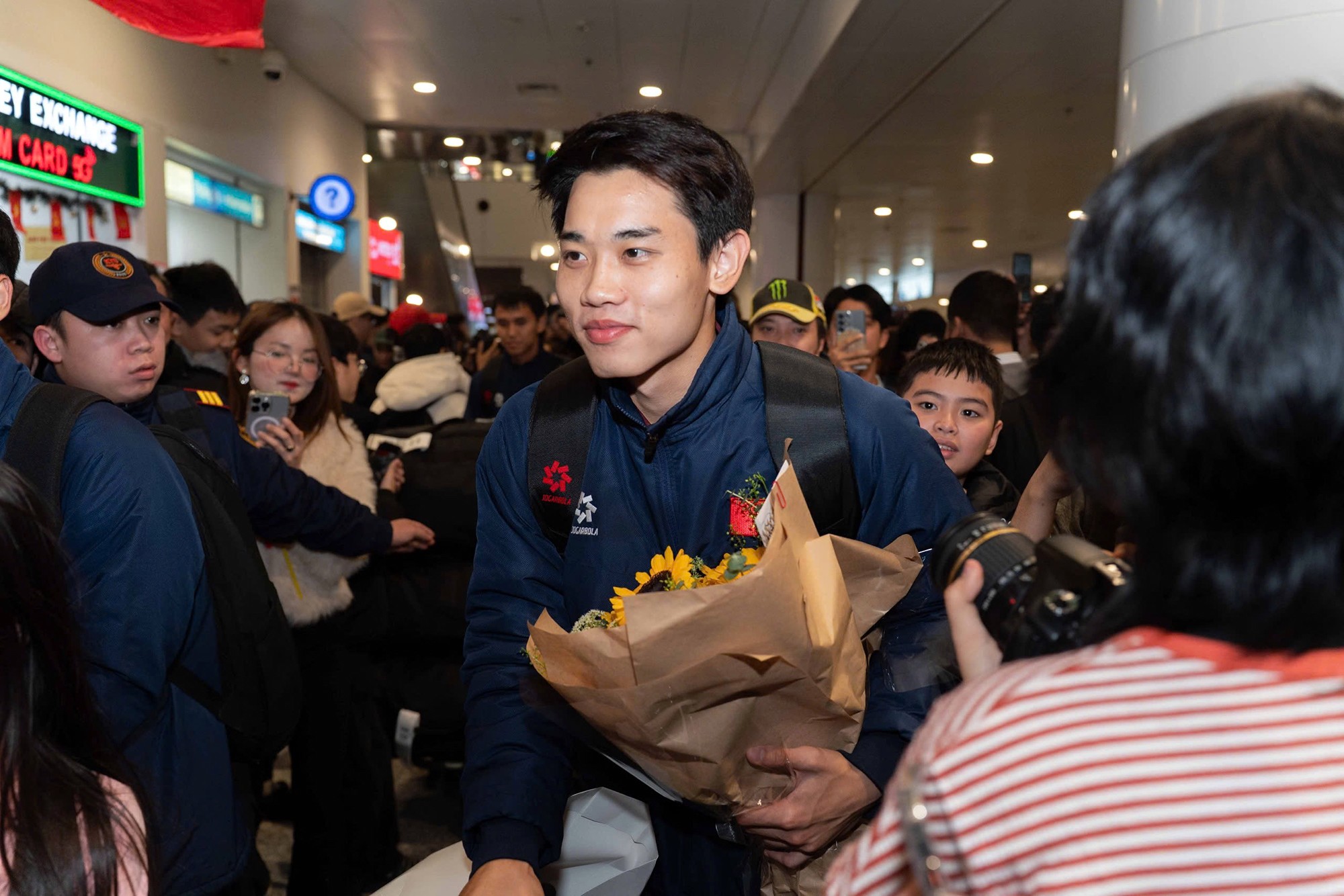 Nụ cười tươi của Đình Bắc sau khi tỏa sáng giúp U23 Việt Nam xuất sắc giành hạng ba ở U23 châu Á 2026.