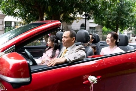 Dàn xe VinFast độc bản trong đám cưới con trai tỷ phú Phạm Nhật Vượng