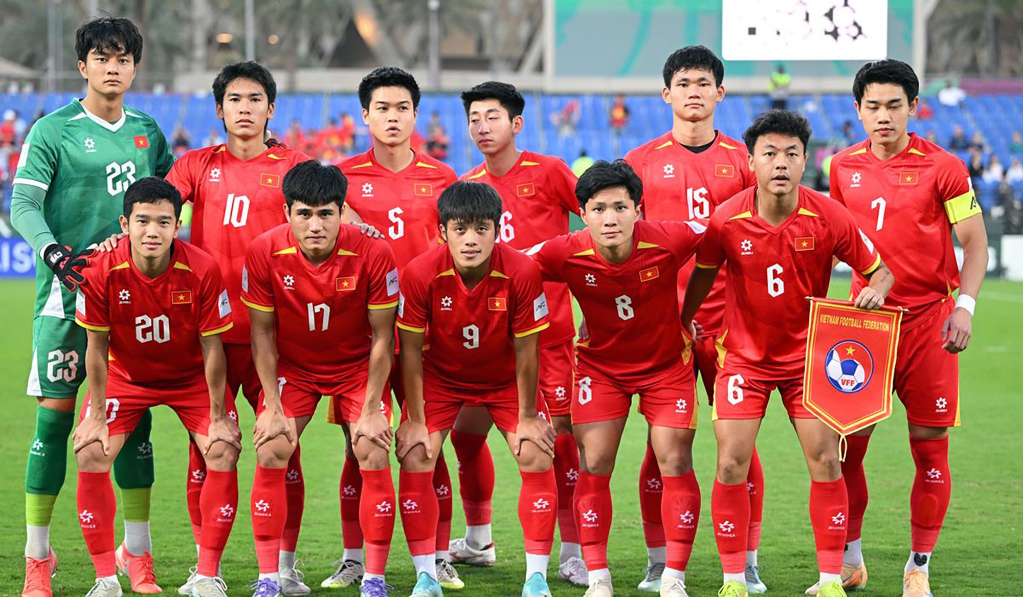 U23 Việt Nam bước vào trận tranh hạng ba trước U23 Hàn Quốc với 9 sự thay đổi trong đội hình xuất phát, so với trận bán kết trước U23 Trung Quốc.