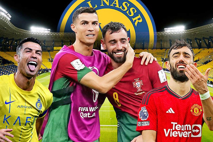 Fernandes có thể tái hợp Ronaldo ở Al Nassr