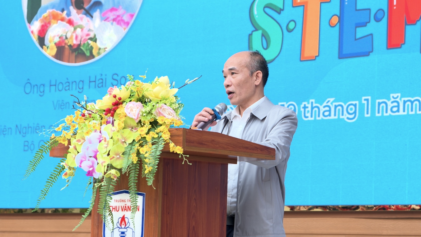 Ông Hoàng Hải Sơn, Viện trưởng Viện Nghiên cứu Thiết kế Trường học, Bộ Giáo dục và Đào tạo