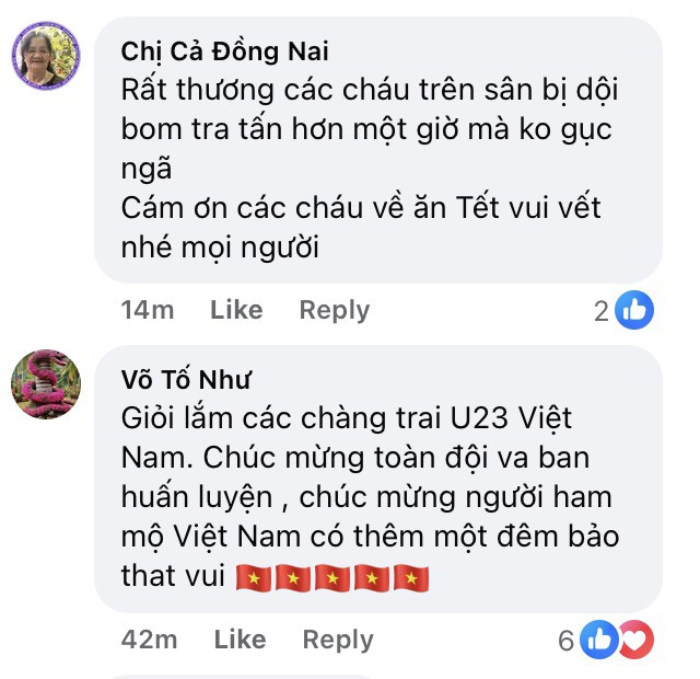 Loạt lời chúc gửi tới U23 Việt Nam ngay bài đăng trên fanpage FIFA World Cup.