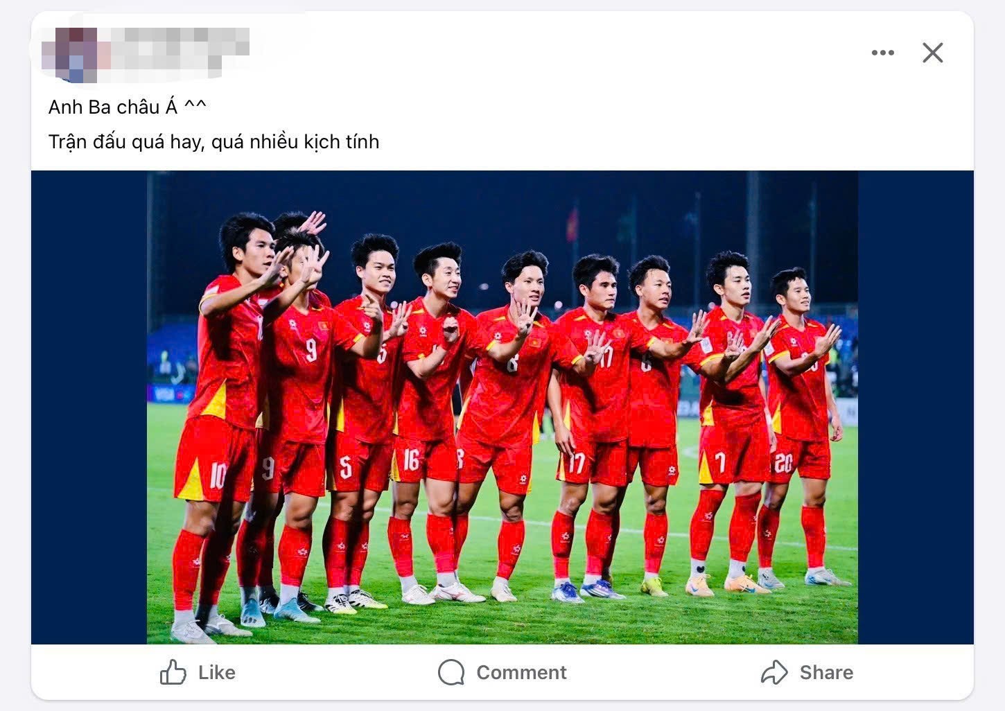 "Trận đấu quá hay, quá nhiều kịch tính".