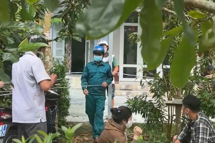 Căn nhà nơi phát hiện thi thể 2 mẹ con.