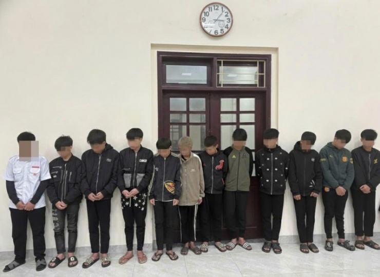 Các đối tượng liên quan đến vụ án tại Cơ quan Cảnh sát điều tra Công an tỉnh Quảng Trị.