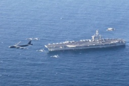 Những khí tài quân sự Mỹ đang dồn dập triển khai tới Trung Đông