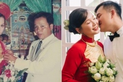 Cô dâu Tây Ninh có tên lạ mặc áo dài cưới của mẹ 23 năm trước, hai họ ngỡ ngàng