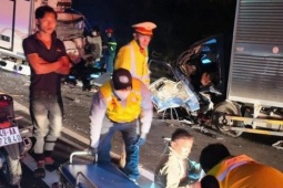 Tai nạn giao thông nghiêm trọng lúc hơn 3 giờ sáng, 2 người tử vong