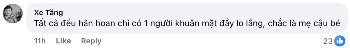 Một số bình luận của cộng đồng mạng gửi tới Hiểu Minh và gia đình.