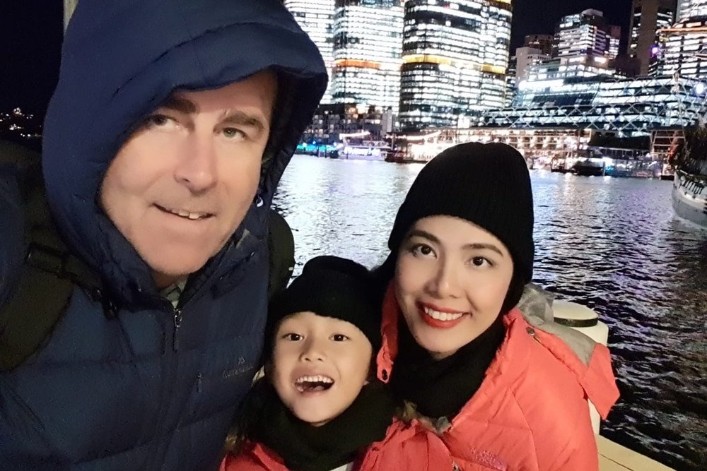 Gia đình nhỏ của Ngân Hà.